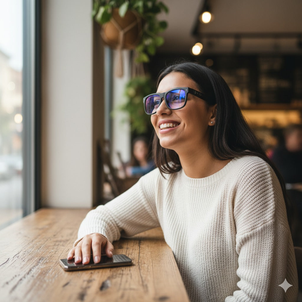 🎧 Skull&Bones AIMB-G1 — Gafas IA de Conducción Ósea con Traducción Instantánea