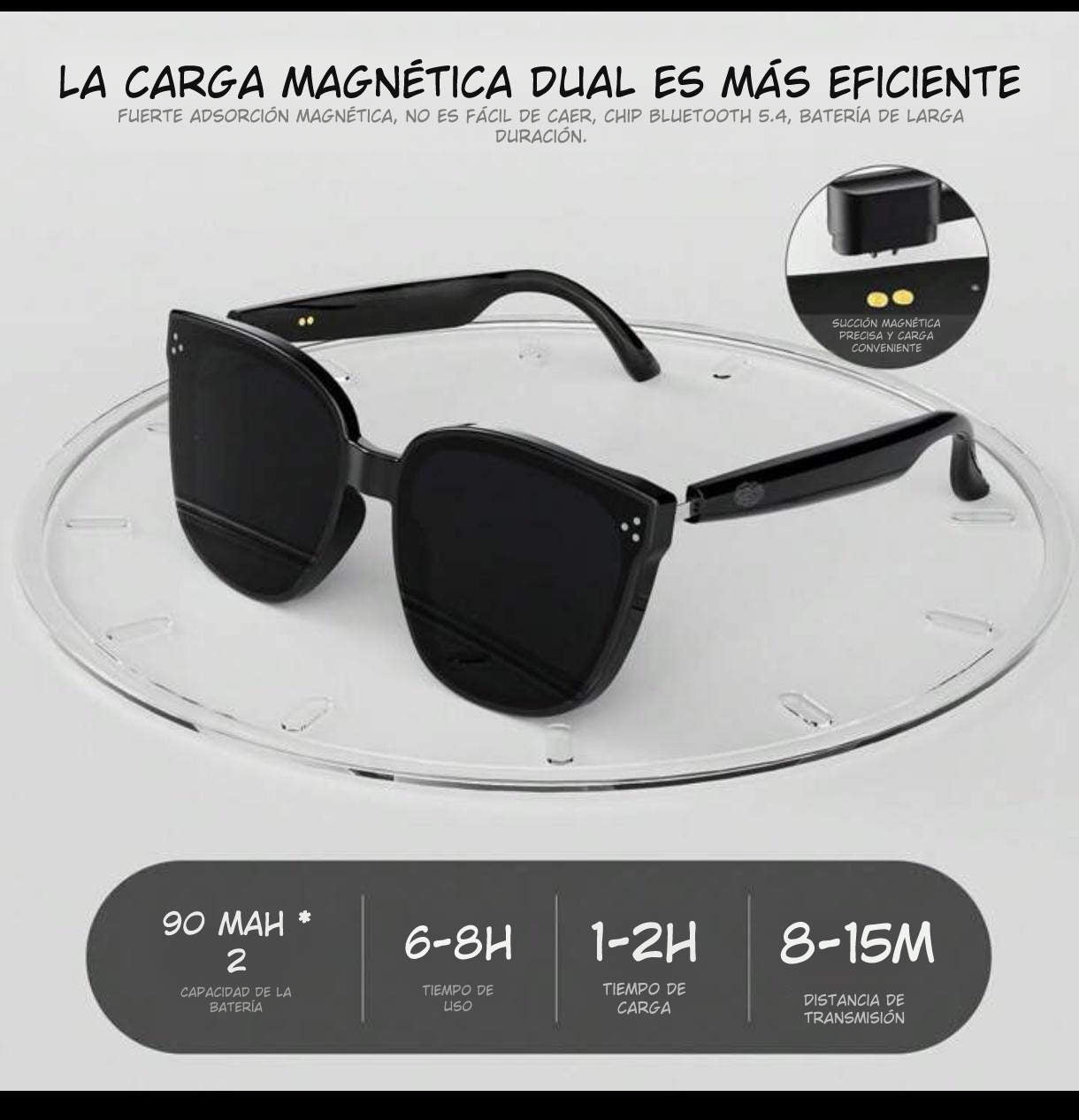 Skull&Bones ShadowX – Gafas de Inducción Ósea | Sonido Premium sin Auriculares